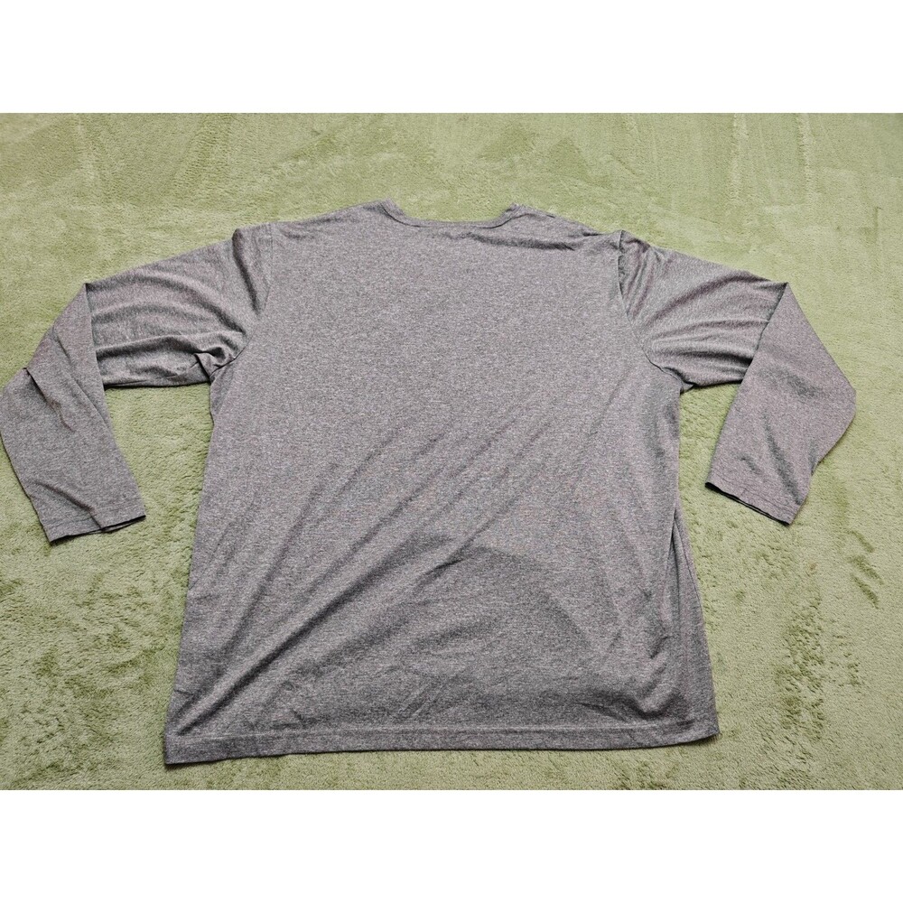 Auburn University Fly Fishing Club Long Sleeve  T-Shirt  2XL Gray Mens - Picture 2 of 9